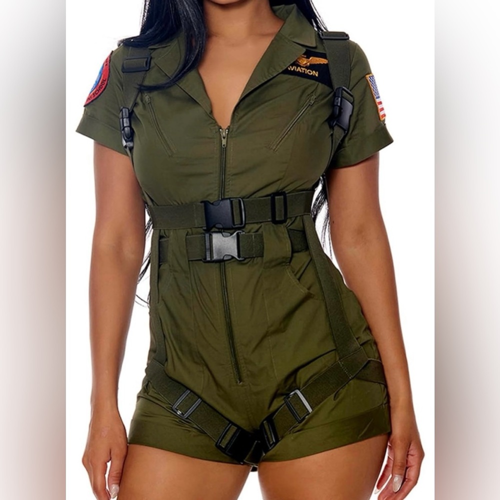 Women's Top Gun Halloween Costume